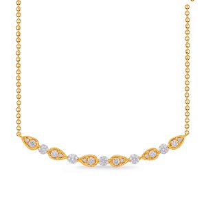 Yellow Gold Diamond Necklace Yellow Gold Diamond Necklace