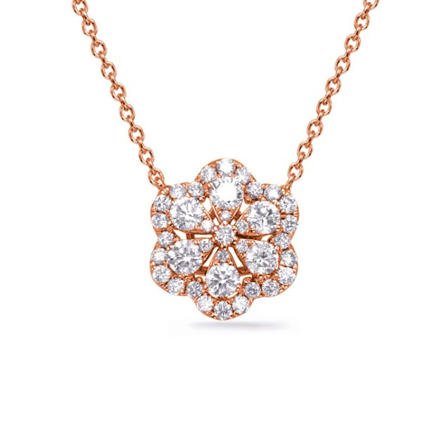Rose Gold Diamond Necklace