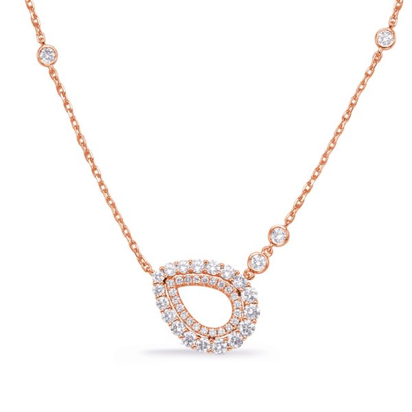 Rose Gold Diamond Necklace