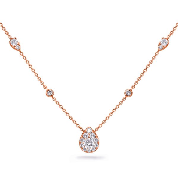 Rose Gold Diamond Necklace