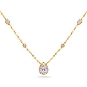 Yellow Gold Diamond Necklace Yellow Gold Diamond Necklace