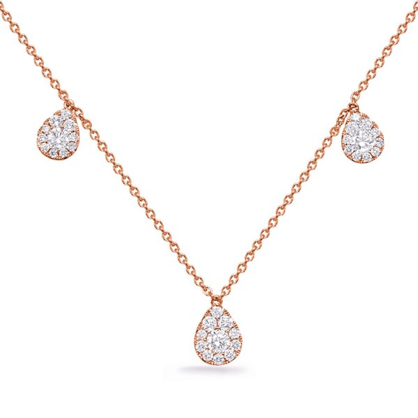 Rose Gold Diamond Necklace