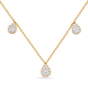 Yellow Gold Diamond Necklace Yellow Gold Diamond Necklace
