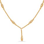Yellow Gold Diamond Necklace