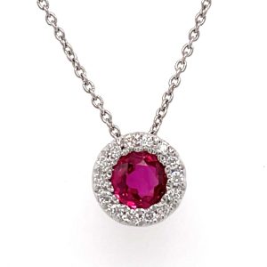 Ruby & Diamond Necklace Ruby & Diamond Necklace