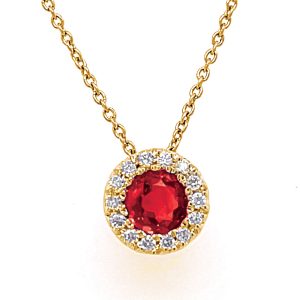 Ruby & Diamond Necklace Ruby & Diamond Necklace
