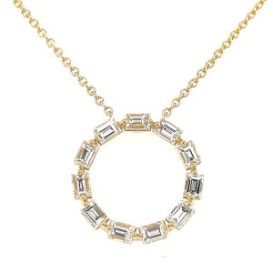 Yellow Gold Diamond Necklace Yellow Gold Diamond Necklace
