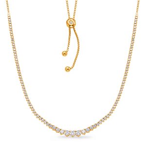 Yellow Gold Diamond Necklace Yellow Gold Diamond Necklace