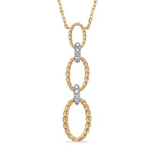 Yellow Gold Diamond Necklace Yellow Gold Diamond Necklace