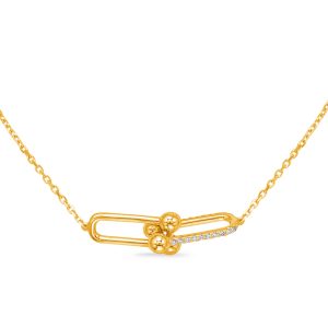 Yellow Gold Diamond Necklace Yellow Gold Diamond Necklace