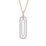 Rose Gold & Diamond Necklace