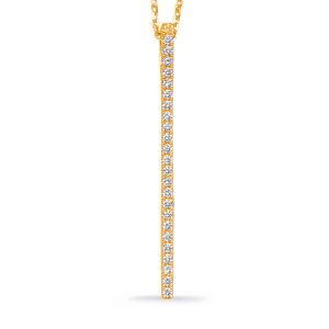 Yellow Gold Diamond Necklace Yellow Gold Diamond Necklace