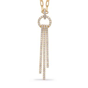 Yellow Gold Diamond Necklace Yellow Gold Diamond Necklace