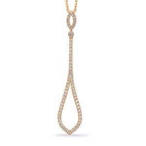 Yellow Gold Diamond Necklace Yellow Gold Diamond Necklace
