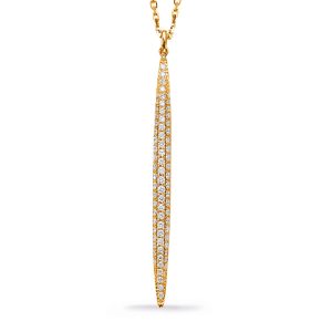 Yellow Gold Diamond Necklace Yellow Gold Diamond Necklace