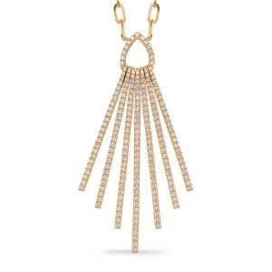 Yellow Gold Diamond Necklace Yellow Gold Diamond Necklace