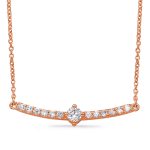 Rose  Gold Diamond Necklace