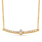 Yellow Gold Diamond Necklace