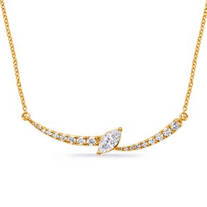 Yellow Gold Diamond Necklace Yellow Gold Diamond Necklace