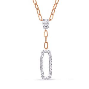 Rose Gold Diamond Necklace Rose Gold Diamond Necklace