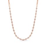 Rose Gold Diamond Necklace
