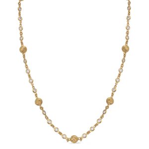 Yellow Gold Diamond Necklace Yellow Gold Diamond Necklace