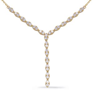 Yellow Gold Diamond Necklace Yellow Gold Diamond Necklace