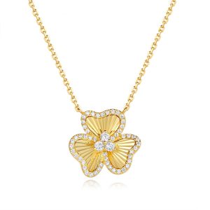 Yellow Gold Diamond Necklace Yellow Gold Diamond Necklace
