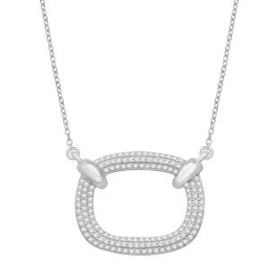 White Gold Diamond Necklace White Gold Diamond Necklace