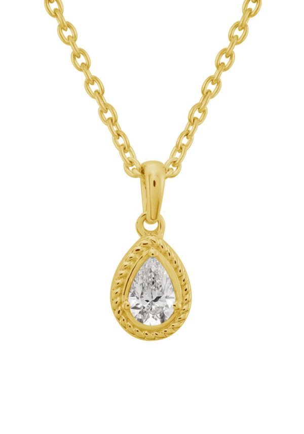 Yellow Gold Diamond Necklace