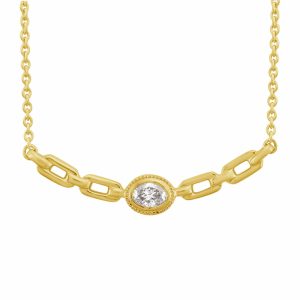 Yellow Gold Diamond Necklace Yellow Gold Diamond Necklace
