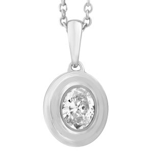 White Gold Diamond Necklace White Gold Diamond Necklace