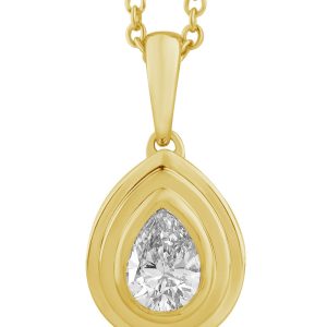 Yellow Gold Diamond Necklace Yellow Gold Diamond Necklace