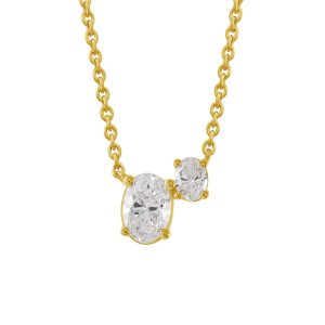 Yellow Gold Diamond Necklace Yellow Gold Diamond Necklace