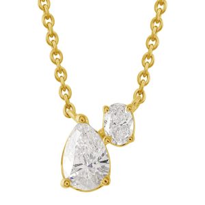 Yellow Gold Diamond Necklace Yellow Gold Diamond Necklace