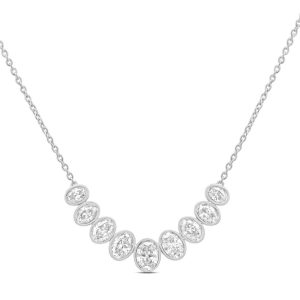 White Gold Diamond Necklace White Gold Diamond Necklace