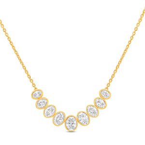 Yellow Gold Diamond Necklace Yellow Gold Diamond Necklace