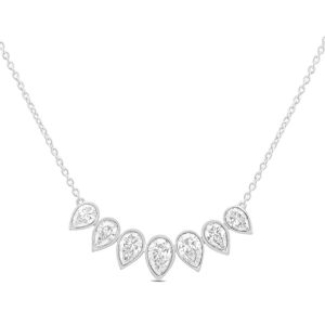 White Gold Diamond Necklace White Gold Diamond Necklace