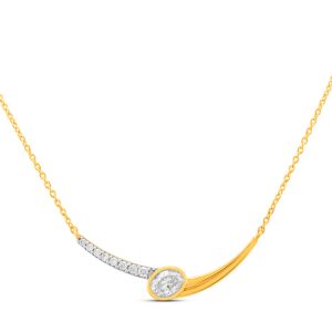Yellow Gold Diamond Necklace Yellow Gold Diamond Necklace