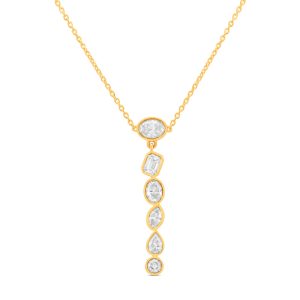 Yellow Gold Diamond Necklace Yellow Gold Diamond Necklace