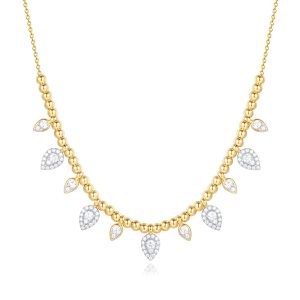 Yellow Gold Diamond Necklace Yellow Gold Diamond Necklace