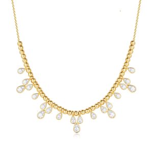 Yellow Gold Diamond Necklace Yellow Gold Diamond Necklace