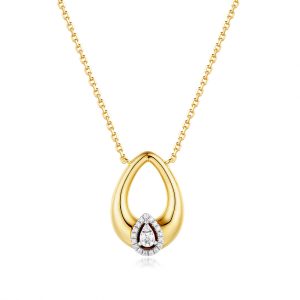 Yellow Gold Diamond Necklace Yellow Gold Diamond Necklace