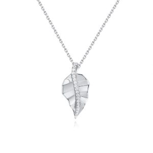 White Gold Diamond Necklace White Gold Diamond Necklace