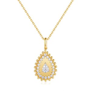 Yellow Gold Diamond Necklace Yellow Gold Diamond Necklace
