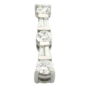 White Gold Diamond Pendant White Gold Diamond Pendant