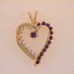 Ruby & Diamond Heart Ruby & Diamond Heart
