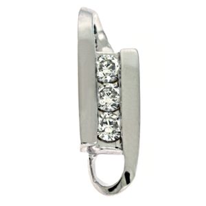 White Gold Diamond Pendant White Gold Diamond Pendant