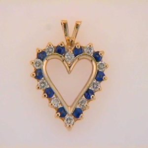 Sapphire & Damond Pendant Sapphire & Damond Pendant