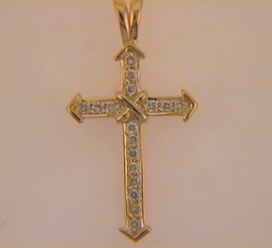 Pave Set Cross Pave Set Cross